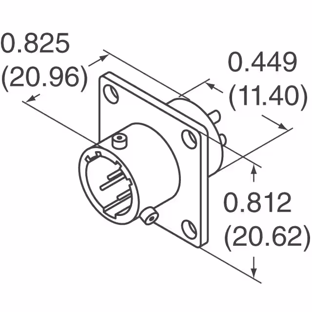 MS3112E8-3PX Amphenol Industrial Operations  Assemblages de connecteurs circulaires